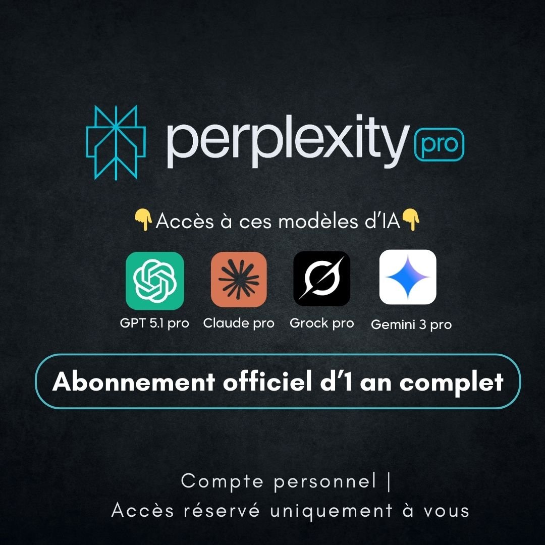 ChatGpt (88) Plan Perplexity Pro – 1 an - Image 1